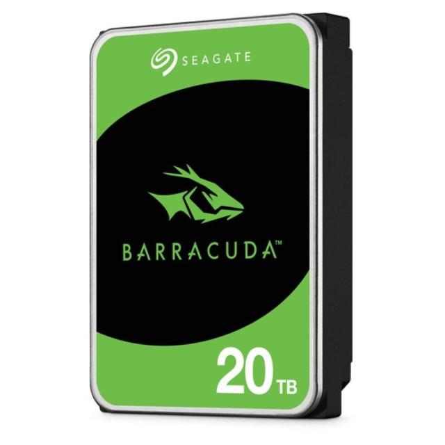 Твърд диск Seagate BarraCuda 20TB SATA III 6Gb/s, 7200rpm, 512MB, 3,5" (8.89 cm)
