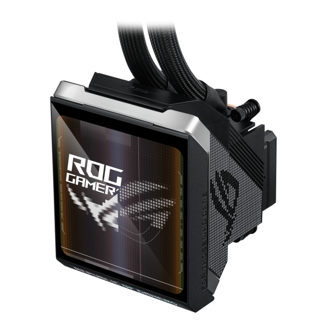 Охладител за процесор ASUS ROG Strix SLC IV 360 ARGB LCD, LGA 1700 / LGA 1851, AM4 / AM5, Черен
