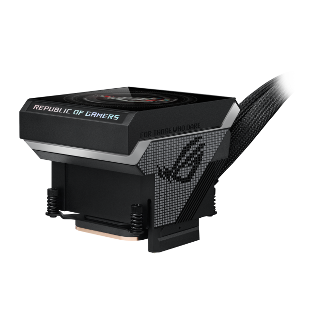 Охладител за процесор ASUS ROG Strix SLC IV 360 ARGB LCD, LGA 1700 / LGA 1851, AM4 / AM5, Черен