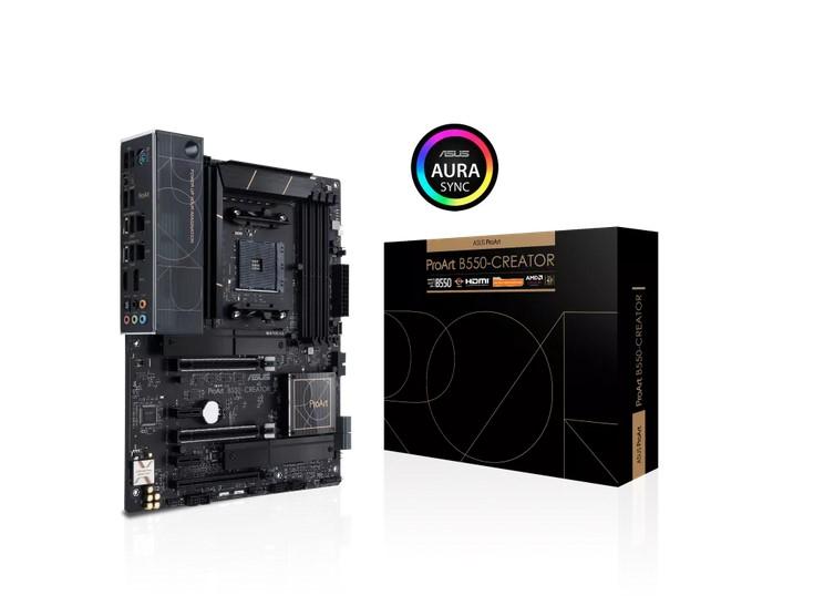 Дънна платка Asus ProArt B550-CREATOR, AM4, 4xDDR4, PCI-E 4.0 (HDMI, DP), 4x SATA 6Gb/s, 2x M.2, 2x Thunderbolt 4, ATX