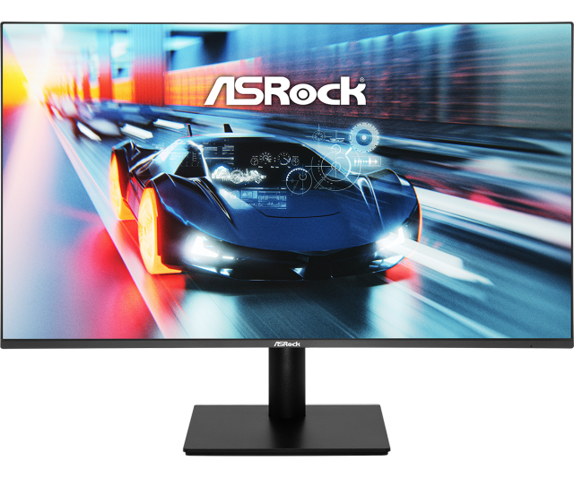 Монитор ASRock CL27FFAE, 24.5" (62.23 cm) FHD IPS Anti-Glare Display, 120Hz, 1ms (MPRT), 300 cd/m2, VGA, HDMI
