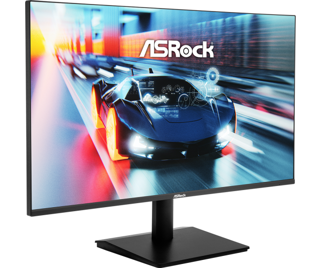 Монитор ASRock CL27FFAE, 24.5" (62.23 cm) FHD IPS Anti-Glare Display, 120Hz, 1ms (MPRT), 300 cd/m2, VGA, HDMI