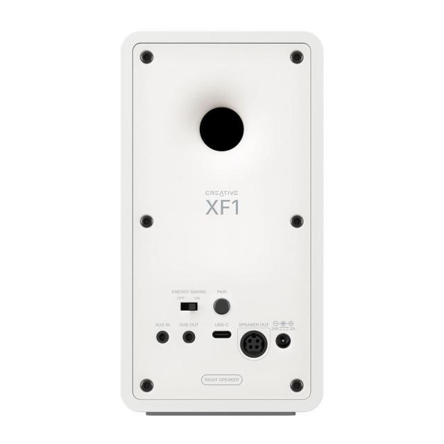 Тонколони Creative XF1 72W RMS White, LDAC, Hi-Res Audio, USB Tupe-C, AUX