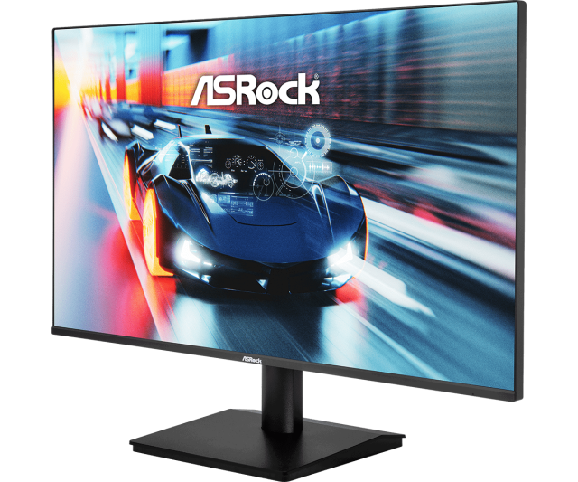 Монитор ASRock CL27FFAE, 27.0" (68.58 cm) FHD IPS Anti-Glare Display, 120Hz, 1ms (MPRT), 300 cd/m2, VGA, HDMI
