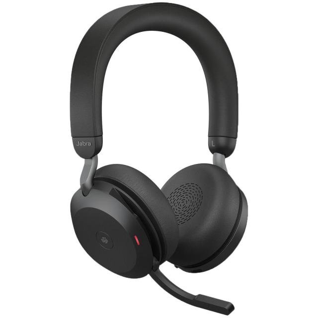 Слушалки Jabra Evolve2 75 UC, ANC, микрофон, Bluetooth, USB-C