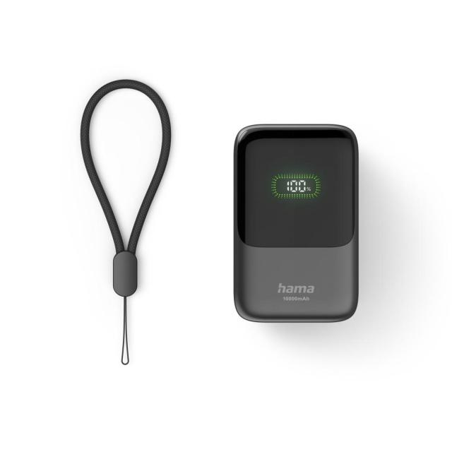 Външна батерия HAMA „Roll Up“, 10000 mAh, 20 W, USB Type-C