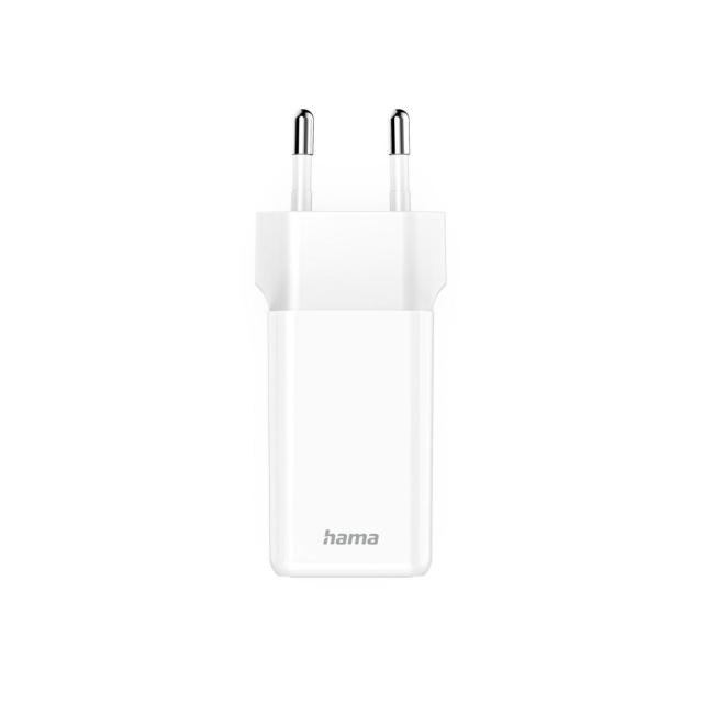 Бързо зарядно устройство HAMA 40–60 W, GaN, USB-C, PD, Dynamic Fast Charger