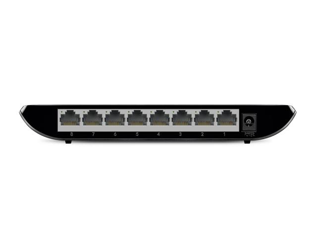 Суич TP-Link TL-SG1008D, 8x 10/100/1000 Mbps RJ45 порта, неуправляем
