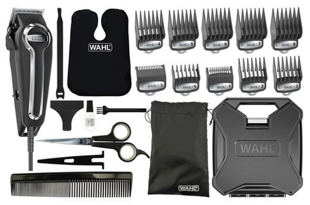 Машинка за подстригване Wahl 79602-201, ElitePro, High Performance Haircutting Kit 10 Secure Fit Guide Combs and accessories