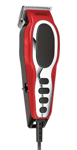 Машинка за подстригване Wahl 79111-2016, CloseCut Red, Corded Clipper Zero-overlap blades provide close cutting, 6 guide combs included