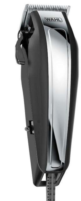 Машинка за подстригване Wahl 79520-5316, Chromepro Premium, Corded Clipper Clipper with adjustable taper lever, 21 pieces, 10 Secure fit guide combs and accessories