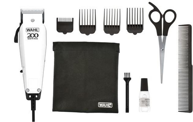Машинка за подстригване Wahl 09247-1116, HomePro 200, Corded Clipper Cutting length adjustment with taper lever, Includes 4 guide combs and accessories
