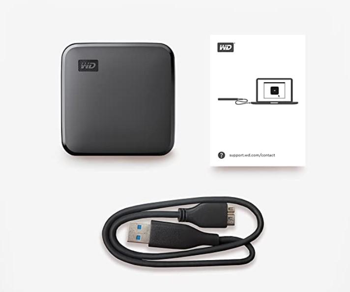 Външен диск Western Digital Elements SE SSD 480GB до 400MB/s скорости на четене