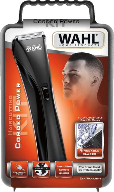 Машинка за подстригване Wahl 09699-1016, Hybrid Clipper, Corded Clipper 8 guide combs, rinseable blade, handle case and accessories
