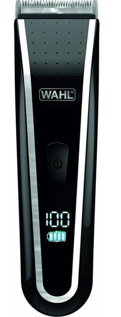 Машинка за подстригване Wahl 1902.0465, Lilthium Pro LCD 1902, Lithium Ion Clipper 8 attachment combs, scissors, and LED charge indicator