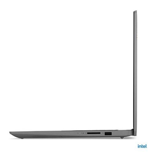 Лаптоп Lenovo IdeaPad 3 UltraSlim  15ITL6 (4-ядрен) Tiger Lake Intel Core i5-1155G7 2.5/4.5 GHz, 15.6" (39.62 cm) Full HD IPS 300nits AG, 8GB DDR4, 512GB PCIe, Free DOS,Arctic Grey, 82H802UVBM