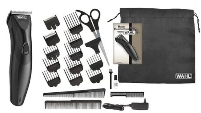 Машинка за подстригване Wahl 09639-816, Haircut & Beard, Cord/ Cordless Clipper, 10 guide combs, rinseable blade, storage pouch and accessories