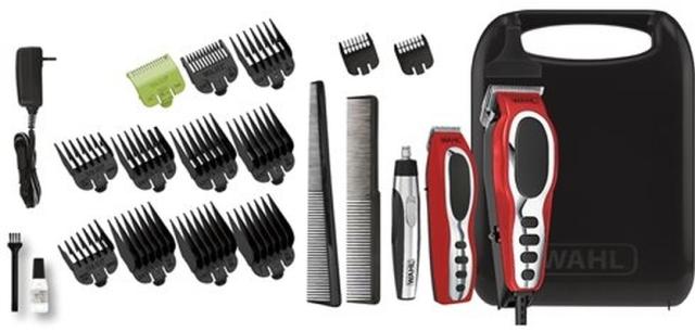 Машинка за подстригване Wahl 79520-5616, CloseCut combo, Corded Clipper combo, Zero-overlap blades, 11 guide combs, battery trimmer and personal trimmer included