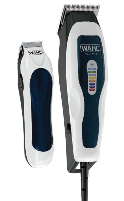 Машинка за подстригване Wahl 1395.0465, ColorPro Combo, Corded Clipper Combo, Battery trimmer, 8 colour coded, attachment combs, pouch and accessories