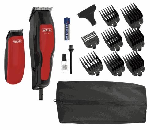 Машинка за подстригване Wahl 1395.0466 , HomePro 100 Combo, Corded Clipper Combo, Battery trimmer, 8 attachment combs, storage pouch and accessories