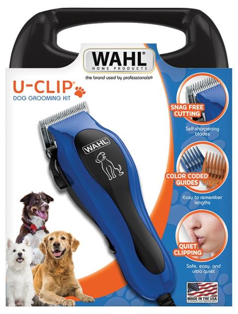 Машинка за подстригване на домашен любимец Wahl 09281-2016, U-Clip, Corded Animal Clipper Powerful and quiet clipping with taper lever, 4 guide combs and accessories