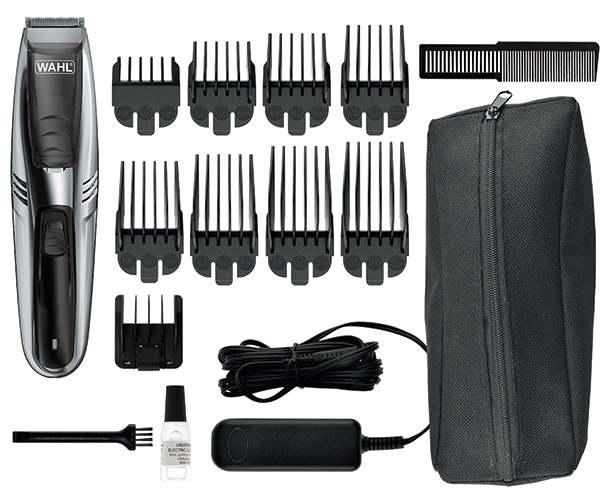 Тример Wahl 09870-016, Vacuum Trimmer, Cord-/ Cordless Collects up to 96% of the hair. Li-Ion battery for 90 min runtime. 15 trimming lengths
