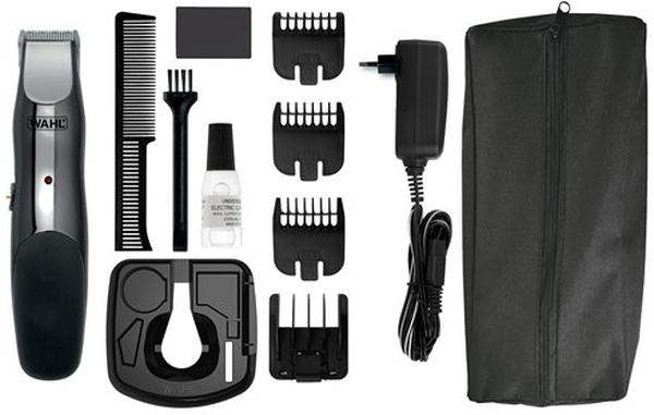 Тример Wahl 09918-1416, Groomsman Rechargeable, Cordless Trimmer Grooming kit including beard trimmer, 6- position guide comb and 3 individual guides combs