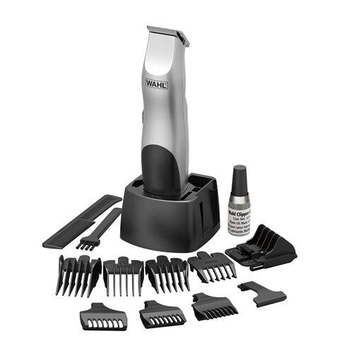 Тример Wahl 09906-716, Groomsman Battery,  Battery Trimmer Grooming kit including beard trimmer, 6- position guide comb and 7 individual guide combs