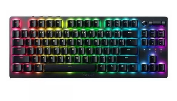 Геймърскa клавиатура Razer DeathStalker V2 Pro Tenkeyless, Bluetooth/Wireless, Linear Red Switch, RGB подсветка, USB type-C