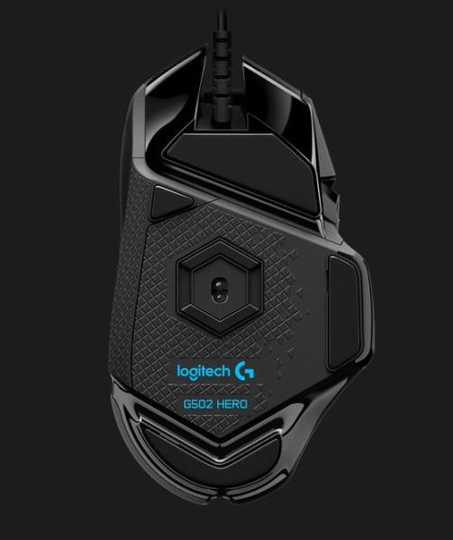 Геймърска мишка LOGITECH G502 HERO 25K Gaming Sensor, 100 – 25,600 dpi, LIGHTSYNC RGB, Черна
