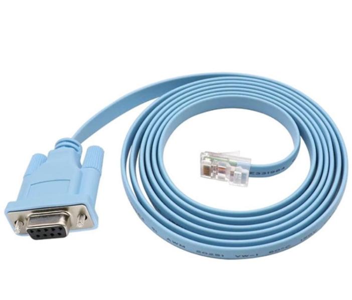 Кабел Console Cisco RJ45 M to DB9 F, 1.8m, Син