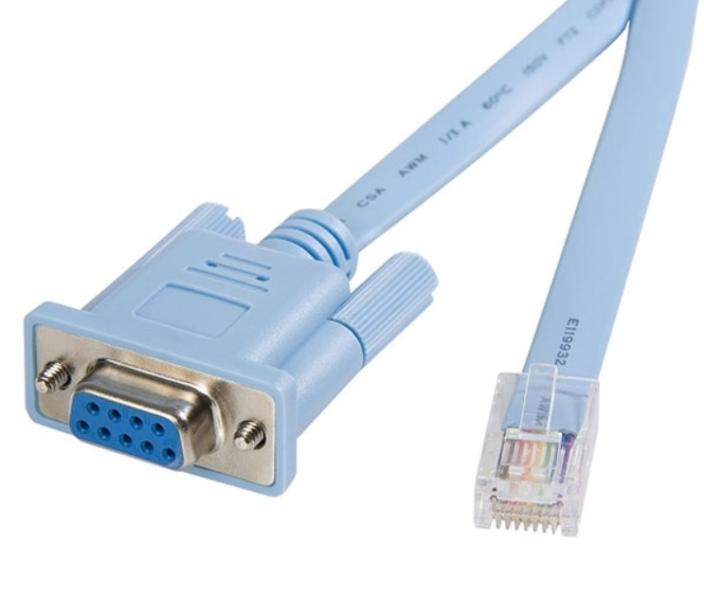 Кабел Console Cisco RJ45 M to DB9 F, 1.8m, Син