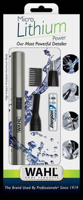 Тример Wahl 05640-1016, Micro Lithium, Lithium Ion Pen Trimmer Eyebrow, neckline, ear and nose trimmer
