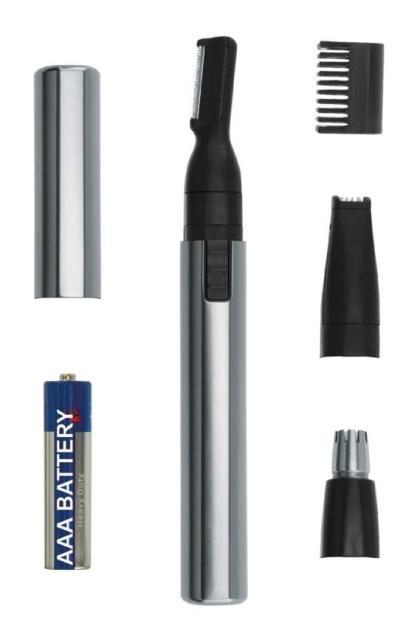 Тример Wahl 05640-616, Micro Groomsman, Ear, Nose & Brow Trimmer, 2 rinseable cutting heads for nose trimming, contour and eyebrow trimming