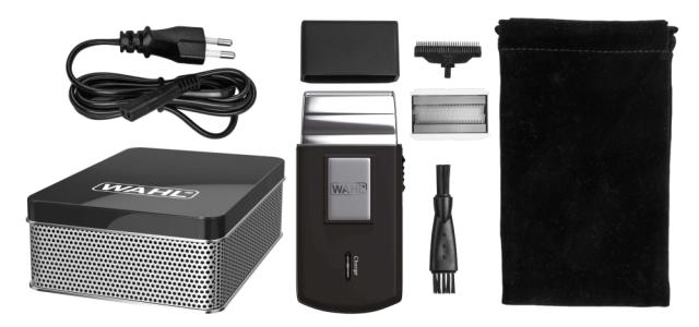 Тример Wahl 03615-1016, Travel Shaver, Rechargeable travel shaver, 45 minutes of runtimes. Convenient travel pouch