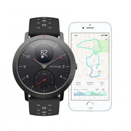 Фитнес гривна Withings Steel HR Sport (40mm), Black
