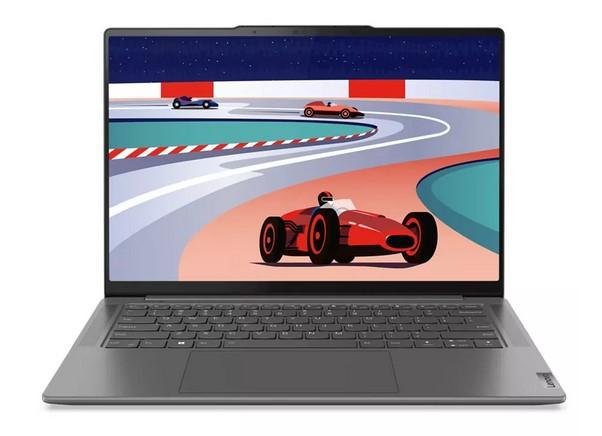 Лаптоп Lenovo Yoga Pro 7 14ARP8 (8-ядрен) AMD Ryzen 7 7735HS 3.2/4.75GHz, 14.5" (36.83cm) WQXGA Anti-Glare, 16GB LPDDR5, 1TB SSD NVMe, 1x USB4 40Gbps, Windows 11 Home