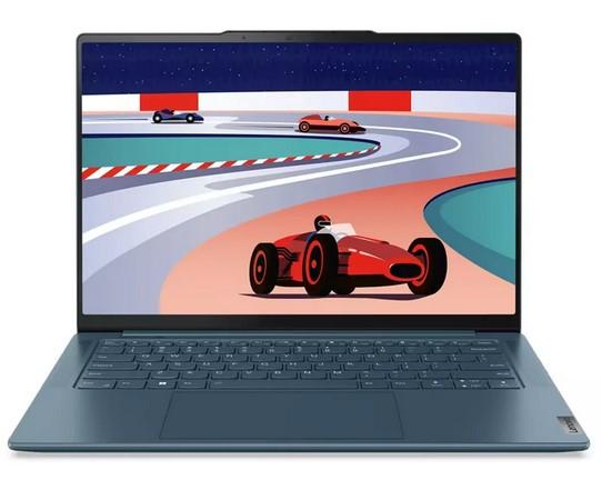 Лаптоп Lenovo Yoga Pro 7 14ARP8 (8-ядрен) AMD Ryzen 7 7735HS 3.2/4.75GHz, 14.5" (36.83cm) WQXGA Anti-Glare дипслей (HDMI), 16GB LPDDR5, 512GB SSD NVMe, 1x USB4 40Gbps, Free DOS