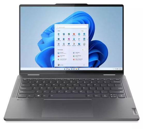 Лаптоп Lenovo Yoga 7 14IRL8 (12-ядрен) Intel Core i5-1340P 1.9/4.6GHz, 14" (35.56cm) WUXGA 400nits Touchscreen Display, 16GB LPDDR5, 512GB SSD NVMe, 1x USB 3.2 Gen1, Windows 11 Home