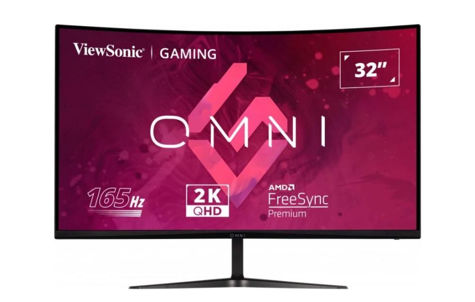Монитор VIEWSONIC VX3218C-2K 32" (81.28 cm) SuperClear, VA 2560x1440 16:9, 1 ms (MPRT), 165hz 250 cd/m², 2xHDMI, DP