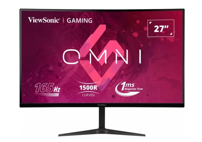 Монитор VIEWSONIC VX2718-2KPC-MHD 27.0" (68.58 cm) QHD VA Curve, 165Hz, 1ms (MPRT), 2xHDMI, DisplayPort