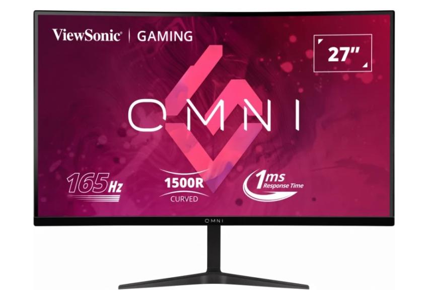 Монитор VIEWSONIC VX2718-PC-MHD8 27.0" (68.58 cm) FHD VA Curve frameless 165Hz, 1ms (MPRT), 2xHDMI, DP