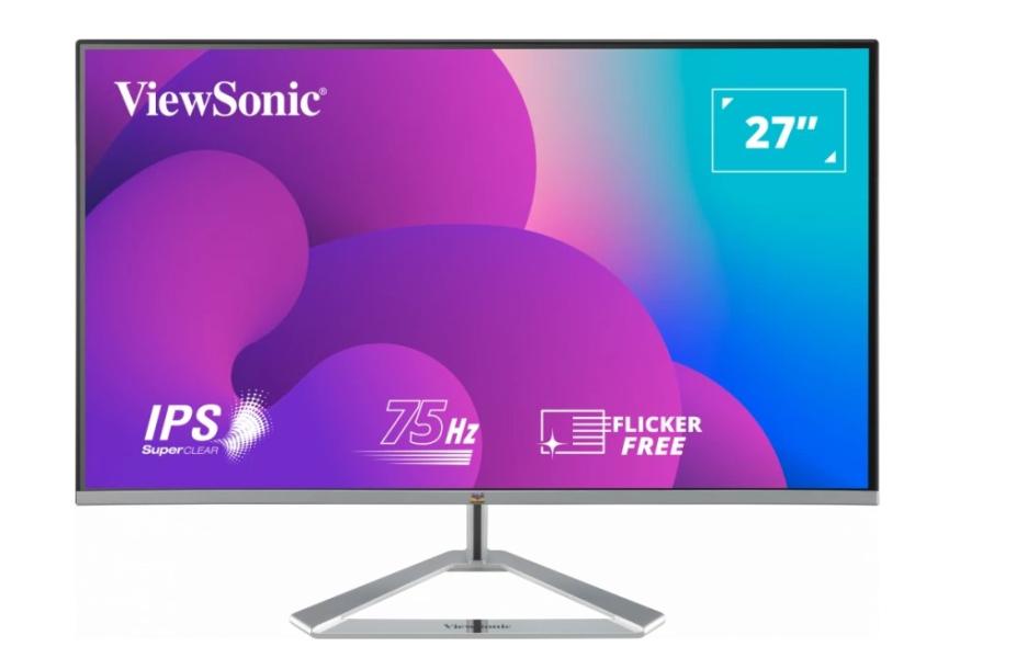 Монитор VIEWSONIC VX2776-SMH 27.0" (68.58 cm) IPS, 75Hz, 1920x1080 Full HD 4ms, VGA, 2xHDMI 