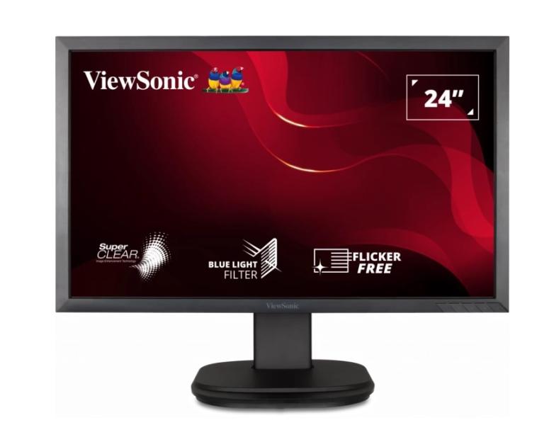 Монитор ViewSonic VG2439SMH-2, 24" (60.96 cm) VA панел, Full HD, 5ms, 250 cd/m2, VGA, HDMI, DisplayPort