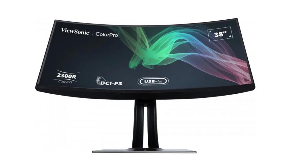 Монитор ViewSonic VP3881A, 37.5" (95.25 cm) IPS панел, WQHD+, 5ms, 300 cd/m2, DisplayPort, HDMI, USB-C, USB, LAN