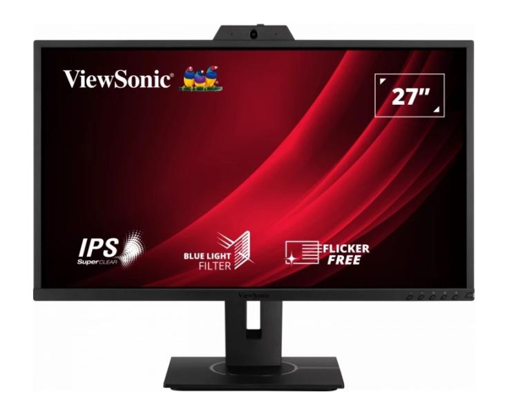Монитор ViewSonic VG2740V, 27" (68.58 cm), IPS LED панел, Full HD, 5ms, 300 cd/m2, DisplayPort, HDMI, VGA, USB Hub