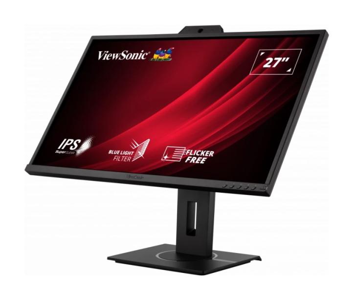 Монитор ViewSonic VG2740V, 27" (68.58 cm), IPS LED панел, Full HD, 5ms, 300 cd/m2, DisplayPort, HDMI, VGA, USB Hub