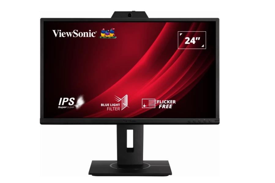 Монитор ViewSonic VG2440V, 23.8" (60.45 cm) IPS панел, Full HD, 5ms, 250 cd/m2, DisplayPort, HDMI, VGA, USB Hub