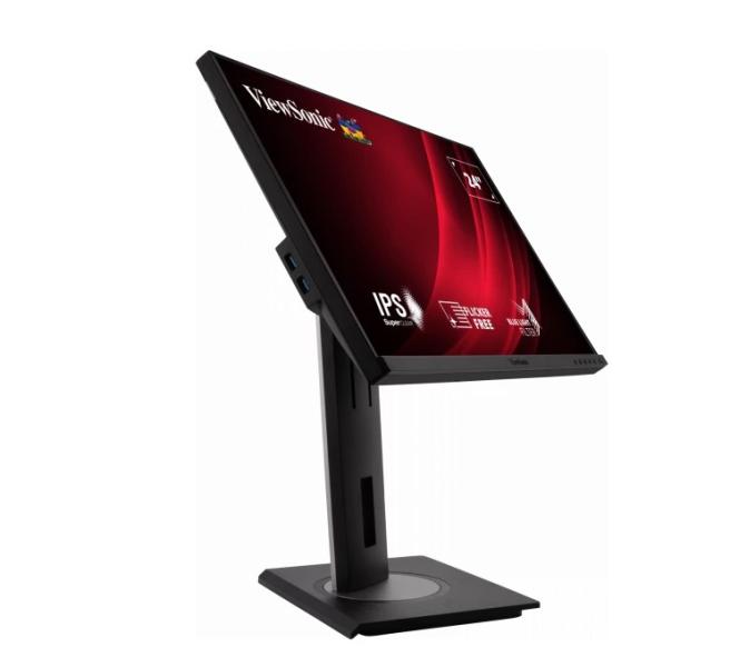Монитор ViewSonic VG2448-2, 23.8" (60.45 cm) IPS панел, Full HD, 5ms, 250 cd/m2, DP, HDMI, VGA, USB