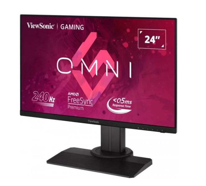 Монитор ViewSonic XG2431, 24" (60.96 cm) IPS панел, 240Hz, Full HD, 1ms, 350 cd/m2, DisplayPort, 2xHDMI, USB
